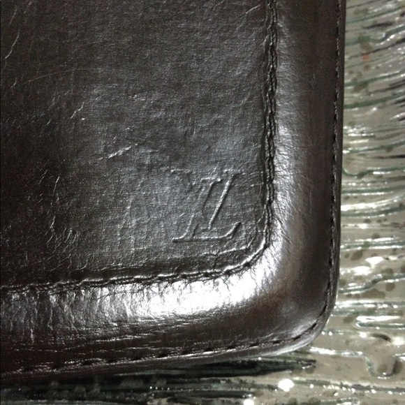 Louis Vuitton Brown Leather Wallet - Picture 2 of 6